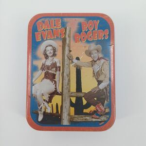 Roy Rogers Dale Evans Keepsake Collectible Tin With Lid